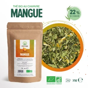 thé bio chanvre mangue