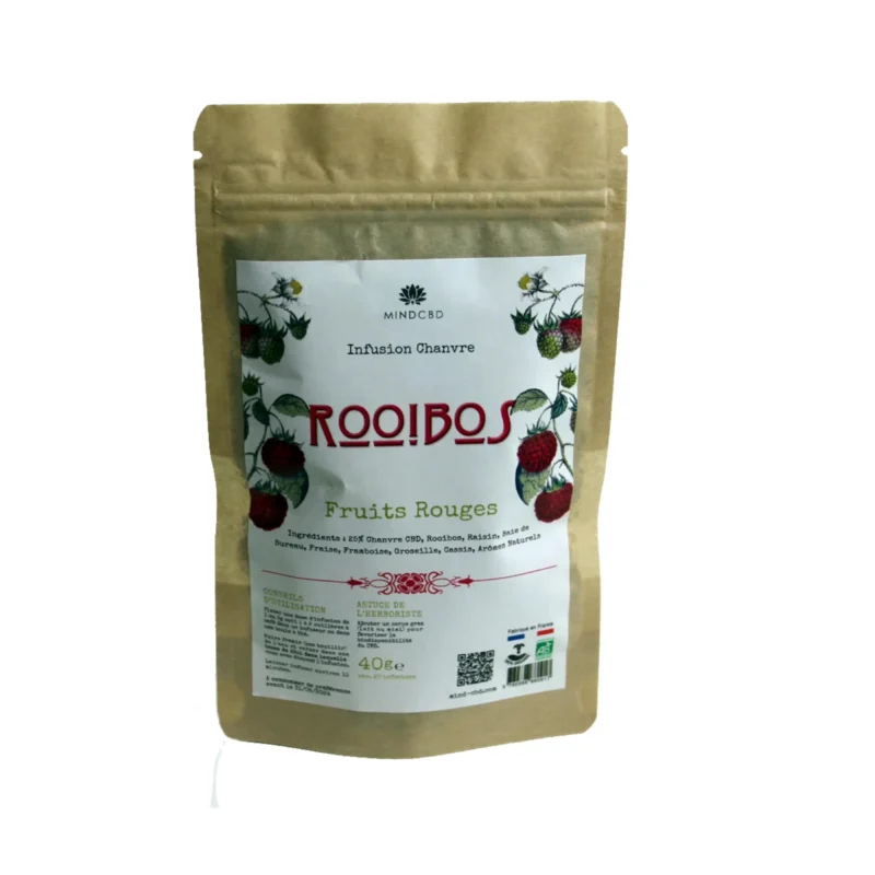 Infusion CBD Rooibos Vanille Fraise