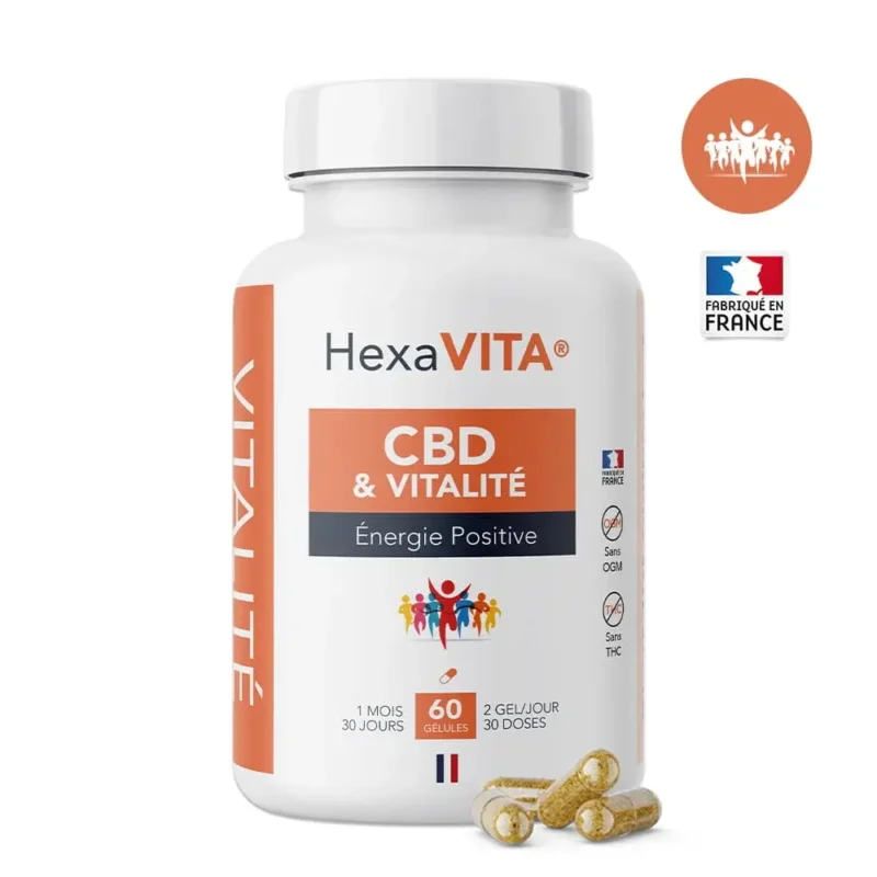 Gélules CBD Energie Vitalité