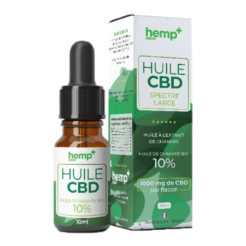 Huile CBD Gout Chanvre, sans THC (10ml)