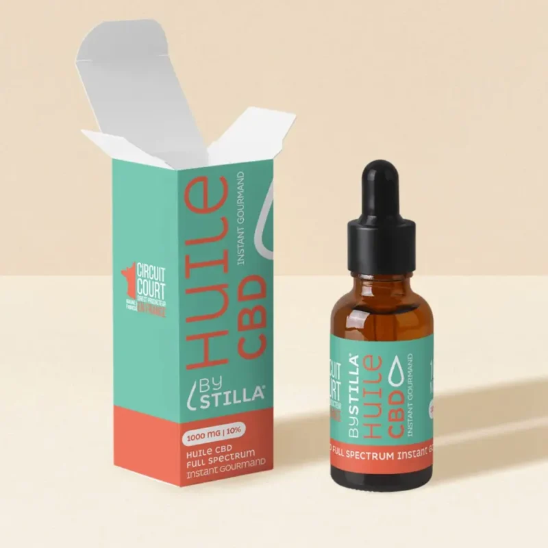 Huile CBD Naturelle Full Spectrum, Poire Vanille