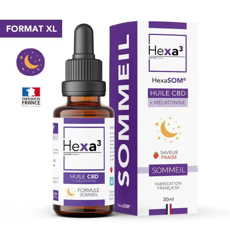 huile CBD Sommeil Mélatonine