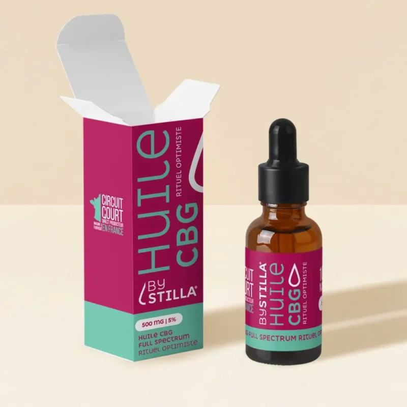 Huile CBG CBD Fraises des Bois, Full Spectrum 10% ou 15%