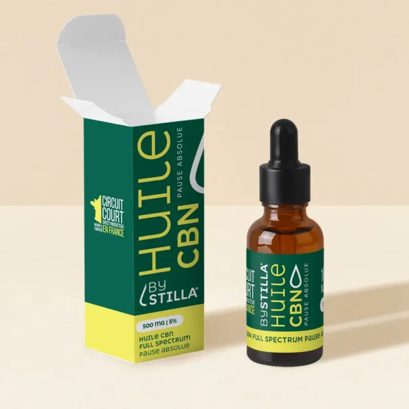 Huile CBN CBD Orange Citron, Full Spectrum 10%