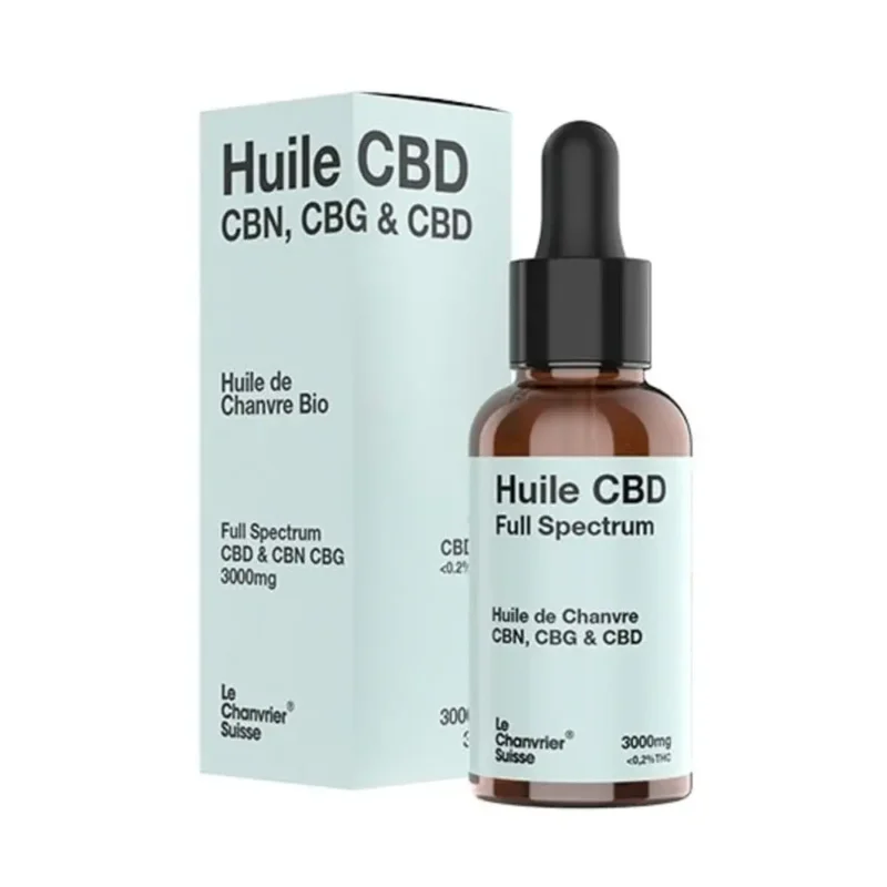 Huile CBN CBG CBD Bio