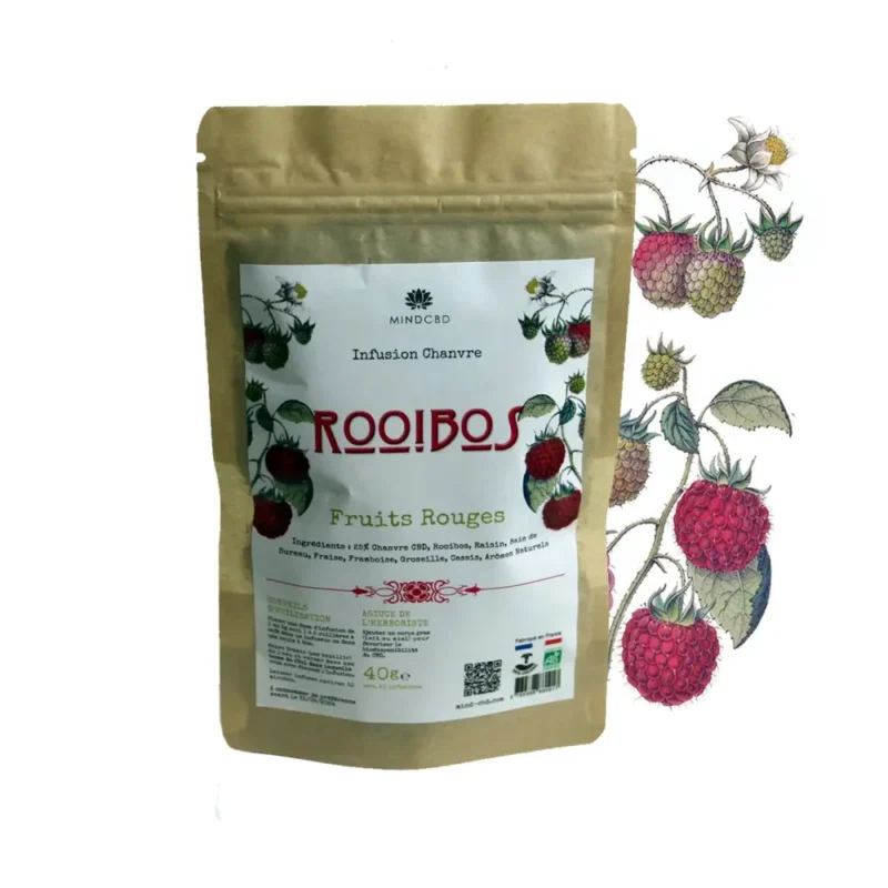 Infusion CBD Rooibos Vanille Fraise