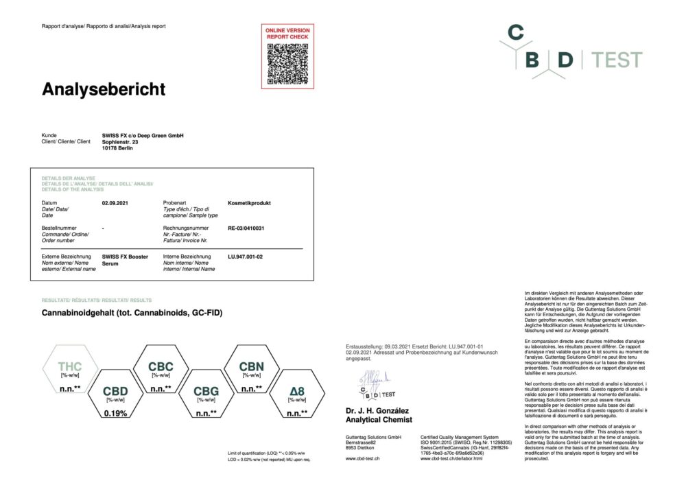 certification elixir cbd