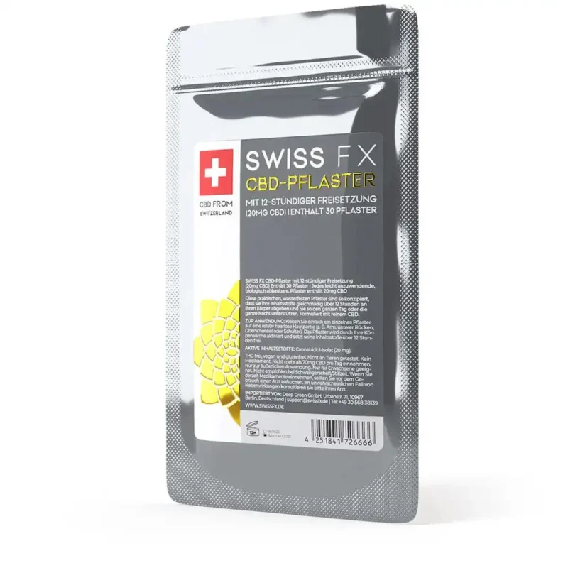 Patchs CBD Elixir Swiss FX